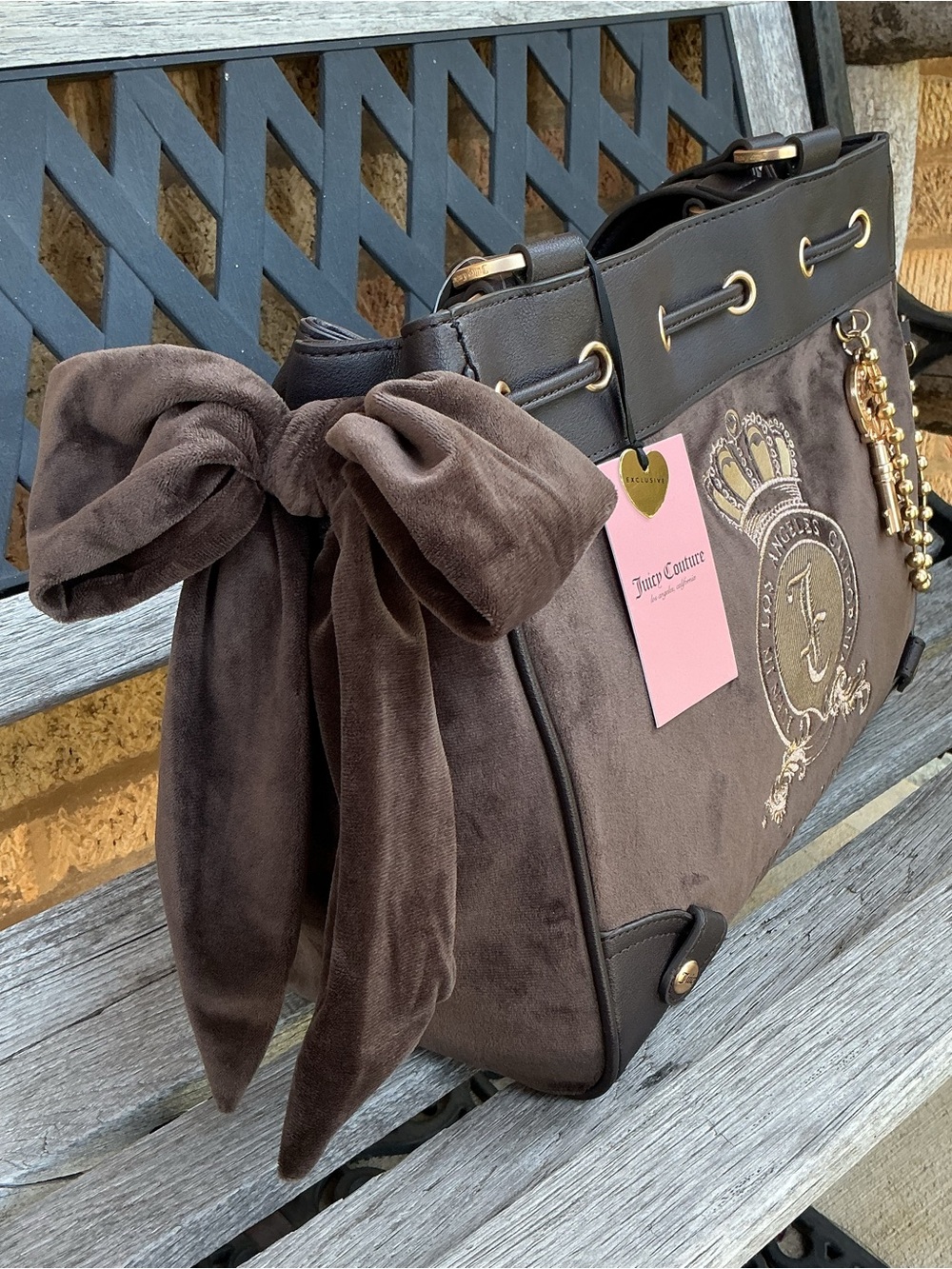 Juicy couture daydreamer key bag